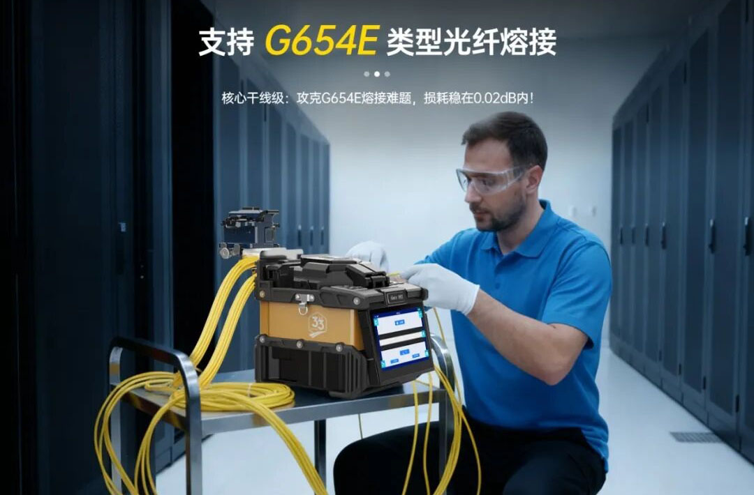 精工破局，再立标杆：吉隆 300T 六马达熔接机，攻克 G654E 光纤熔接瓶颈