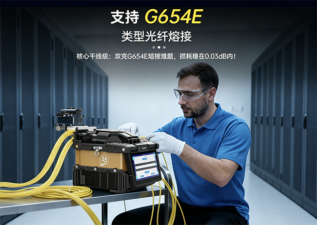 精工破局，再立标杆：吉隆 300T 六马达熔接机，攻克 G654E 光纤熔接瓶颈