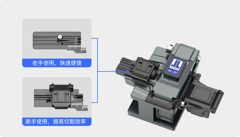 双夹具光纤切割刀
